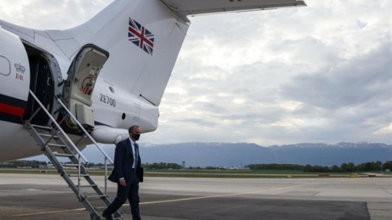 İngiltere Dışişleri Bakanı Raab da Cenevre'de