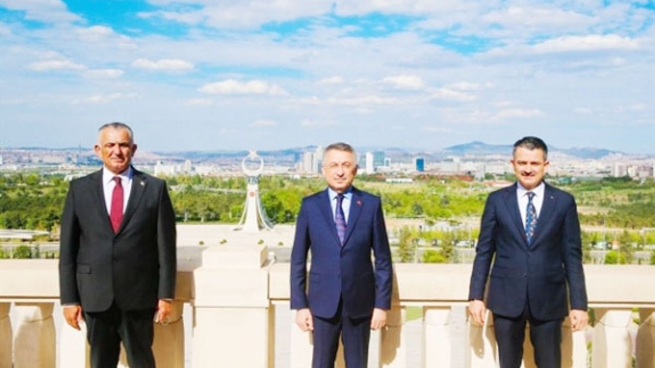 Çavuşoğlu, Oktay ve Pakdemirli ile görüştü