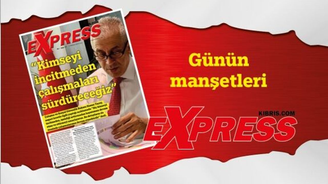 17 Haziran 2022 KKTC Gazete Manşetleri