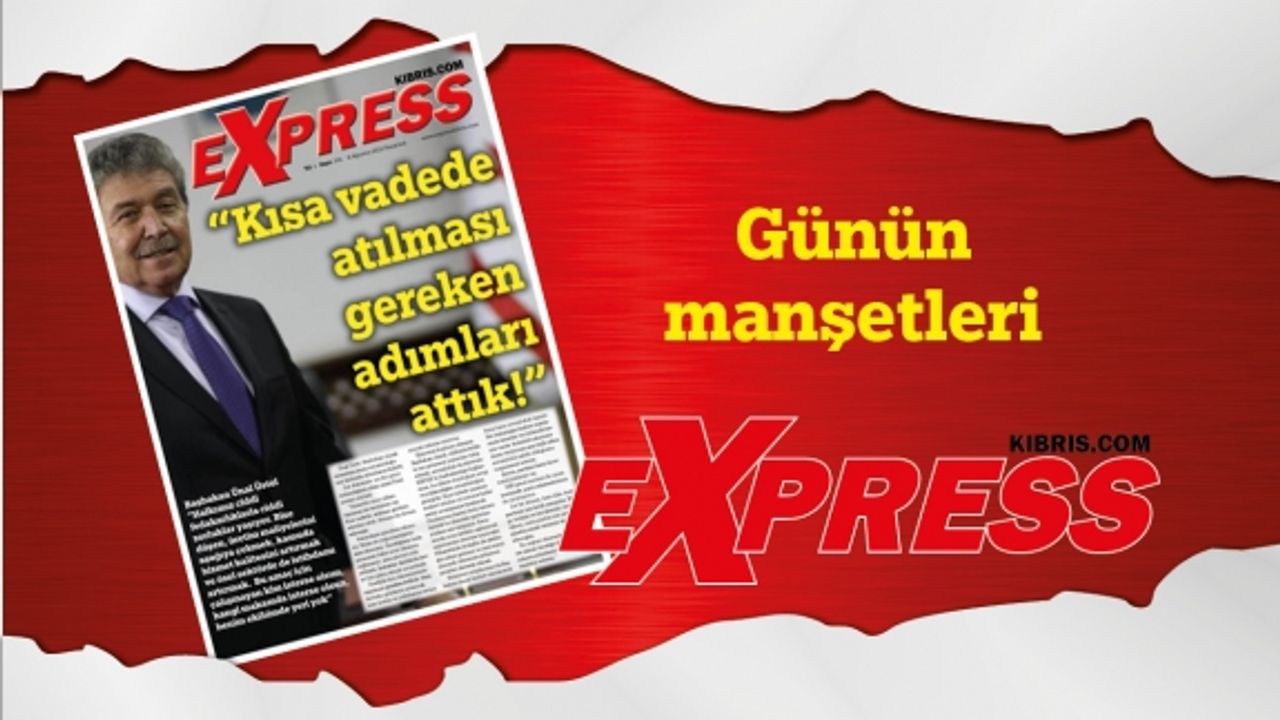 8 Ağustos 2022 KKTC Gazete Manşetleri