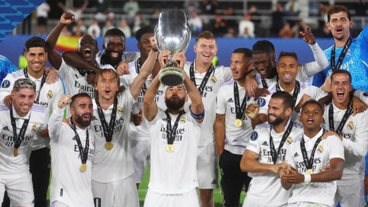 UEFA Süper Kupa'da şampiyon Real Madrid!