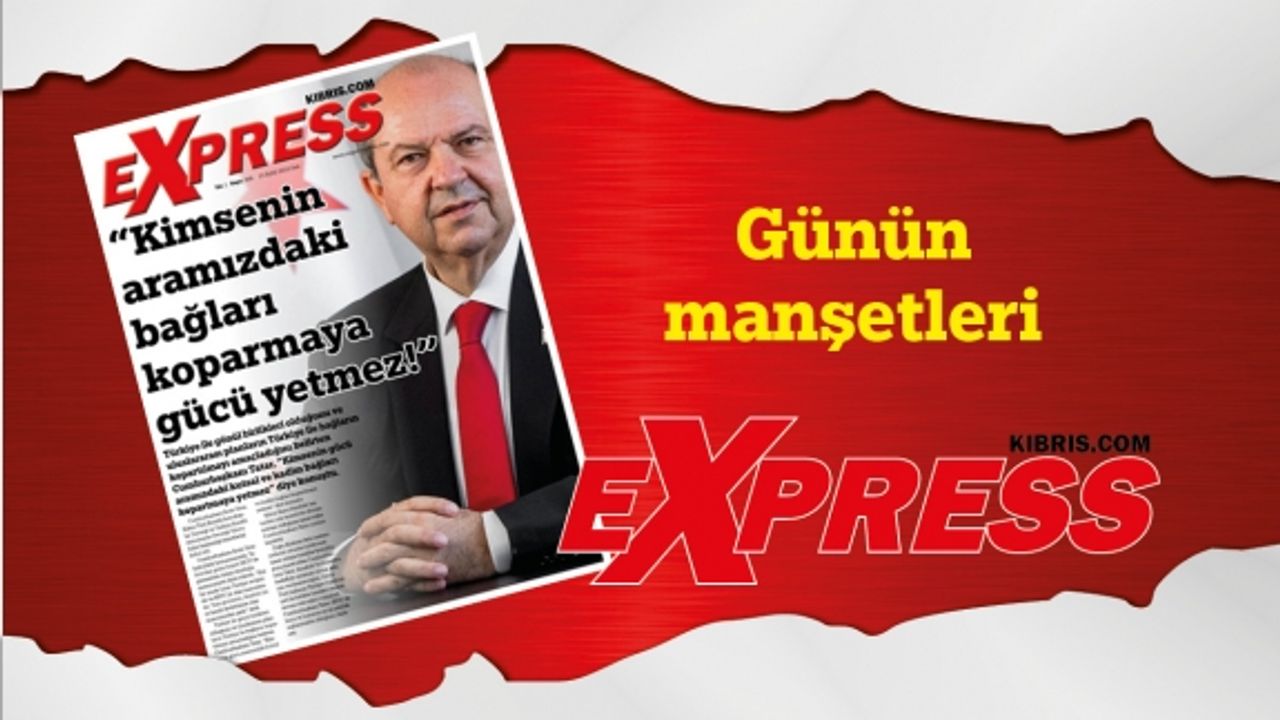 13 Eylül 2022 KKTC- Türkiye Gazete Manşetleri