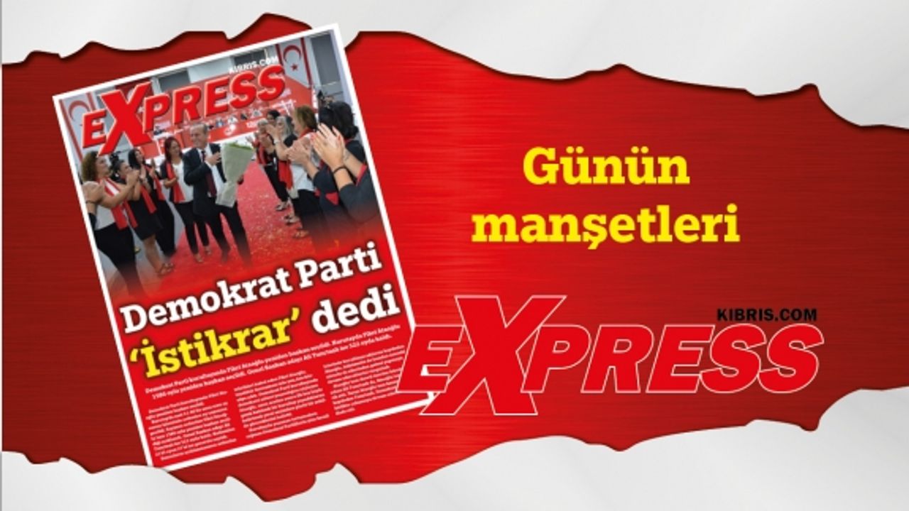 19 Eylül 2022 KKTC Gazete Manşetleri