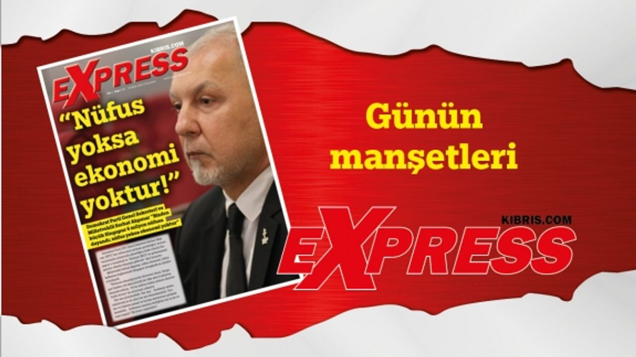 29 Ekim 2022 KKTC- TC Gazete Manşetleri