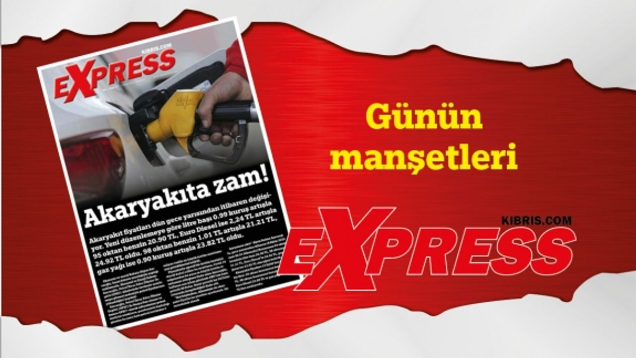 8 Ekim 2022 KKTC Gazete Manşetleri