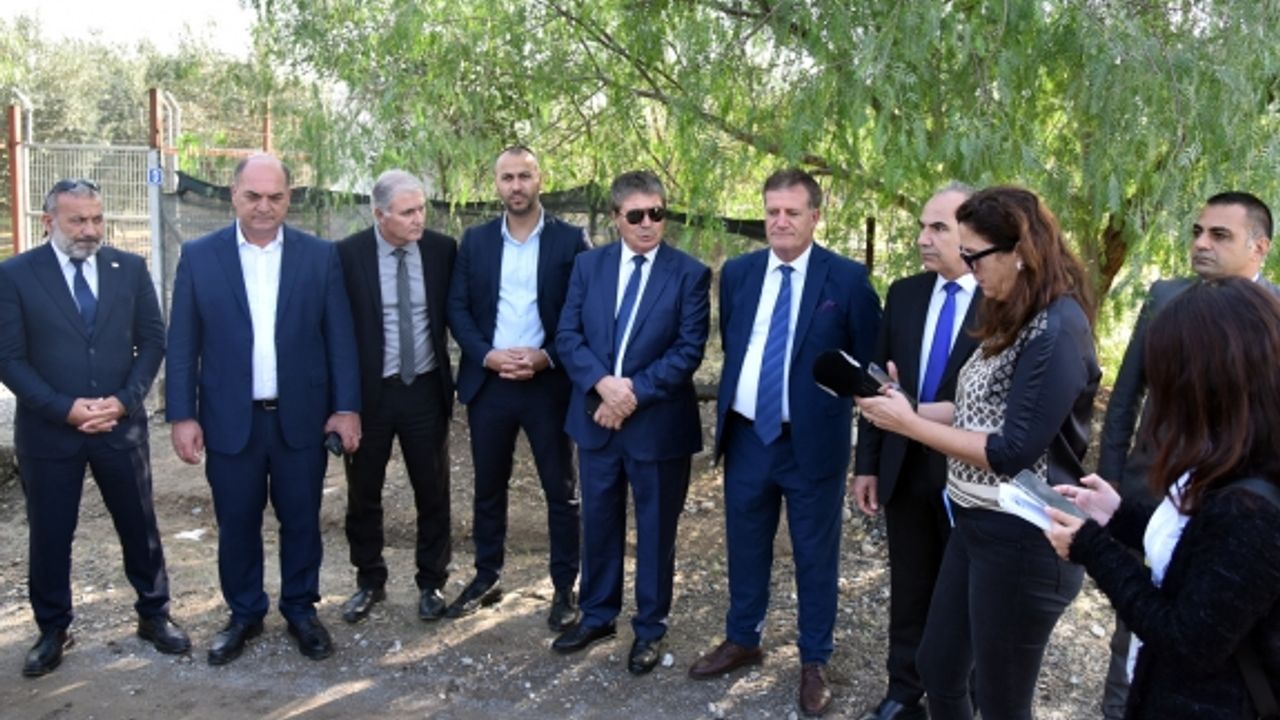 Başbakan Üstel, Dilekkaya-Gaziköy yolunda incelemelerde bulundu