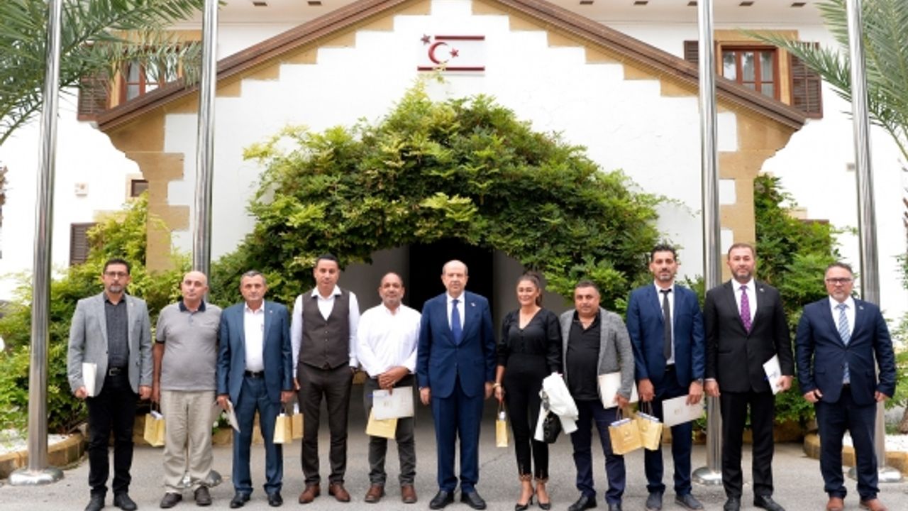 Tatar, Muhtarlar Birliği Başkanı Akay Darbaz ve Yönetim Kurulu üyelerini kabul etti