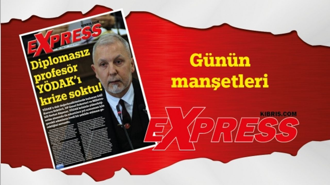 9 Ocak 2023 KKTC-TC Gazete Manşetleri