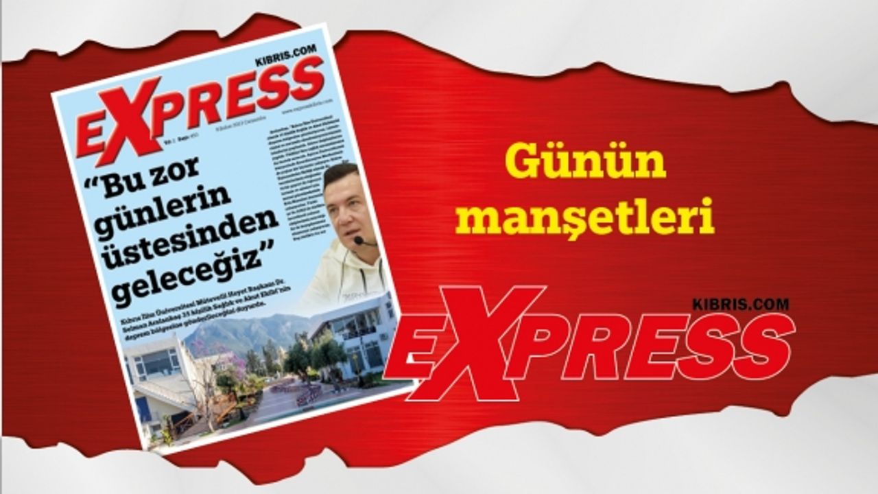 8 Şubat 2023 KKTC-TC Gazete Manşetleri