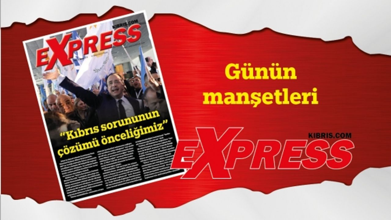 12 Mart 2023 KKTC-TC Gazete Manşetleri