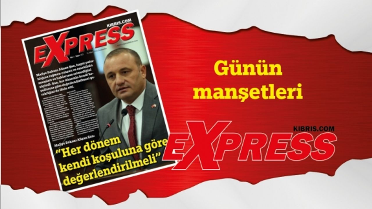 15 Mart 2023 KKTC-TC Gazete Manşetleri