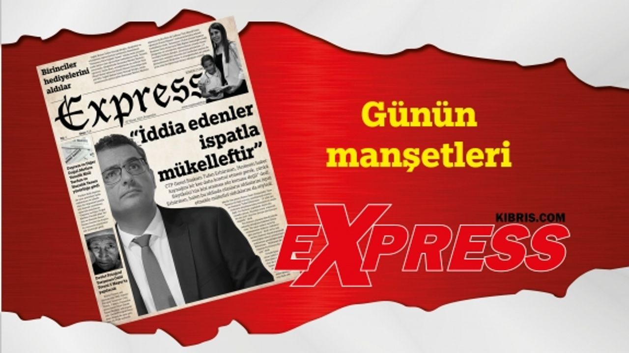 20 Nisan 2023 KKTC-TC Gazete Manşetleri