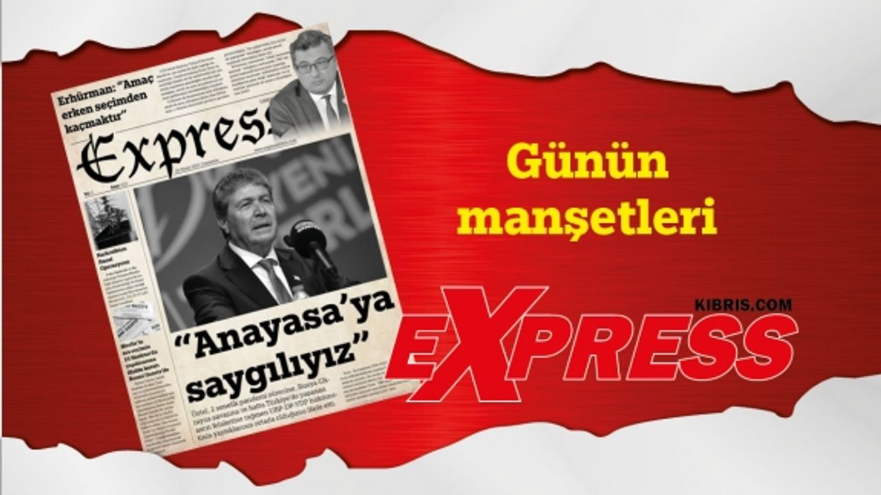 26 Nisan 2023 KKTC-TC Gazete Manşetleri