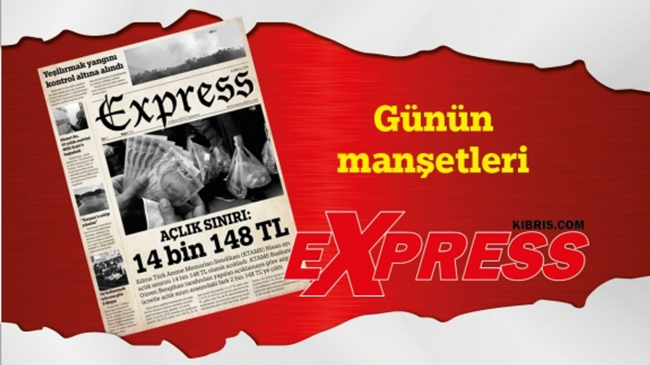 6 Mayıs 2023 KKTC-TC Gazete Manşetleri