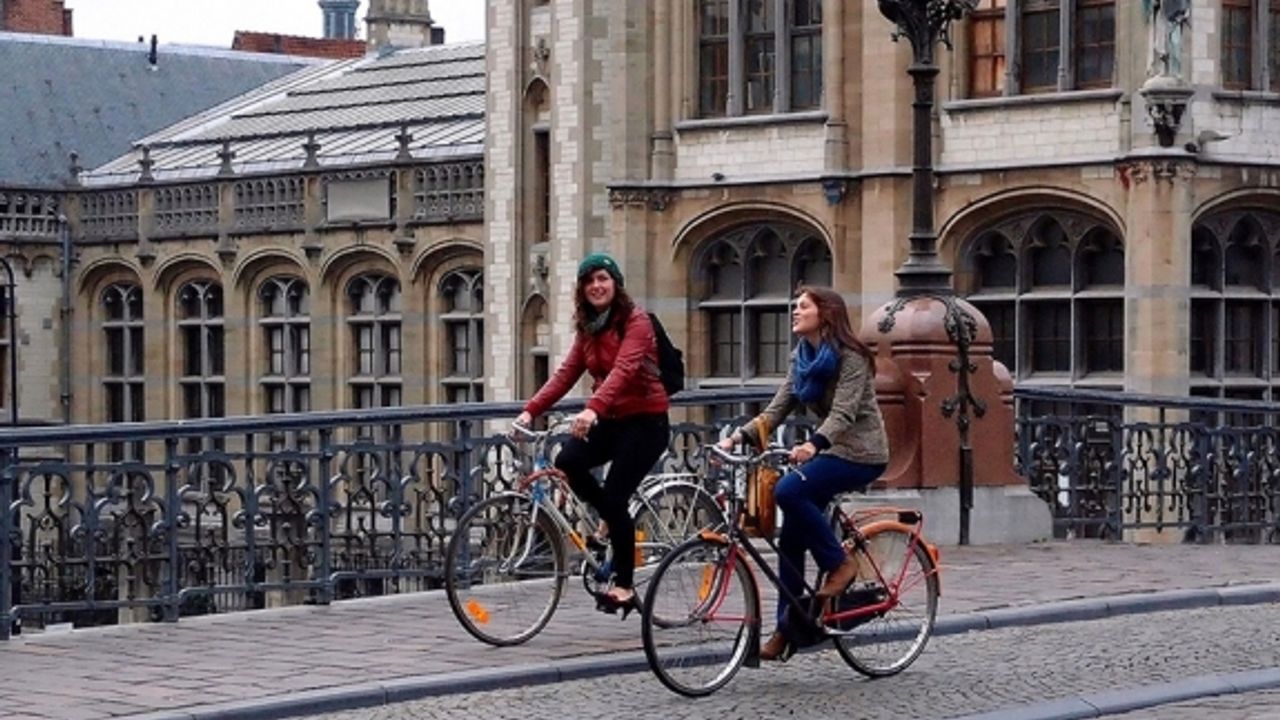 Belçika'da işe bisikletle gidenler para alacak