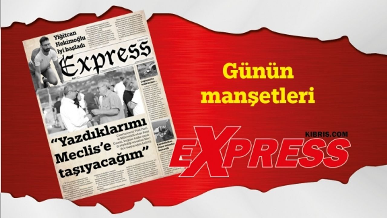 5 Haziran 2023 KKTC-TC Gazete Manşetleri