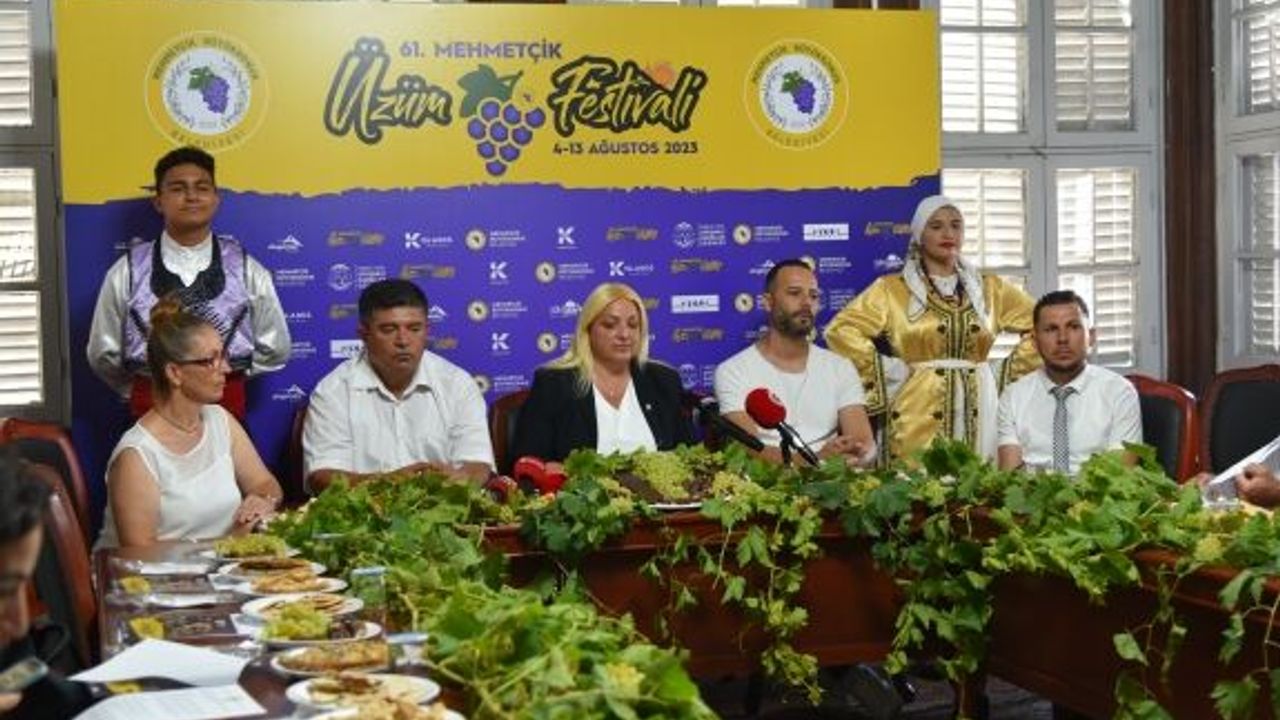 61. Mehmetçik Üzüm Festivali 4 Ağustos Cuma günü başlıyor