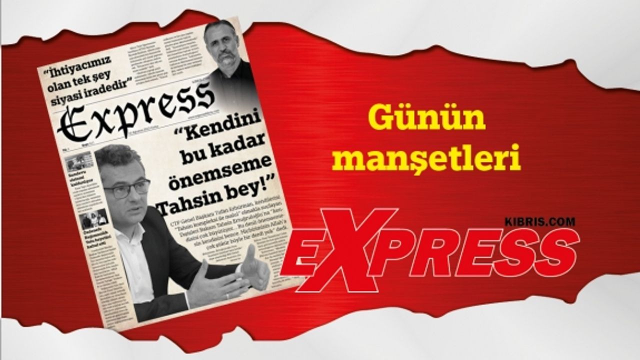 25 Ağustos 2023 KKTC-TC Gazete Manşetleri