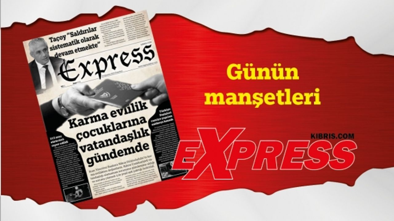 28 Ağustos 2023 KKTC-TC Gazete Manşetleri