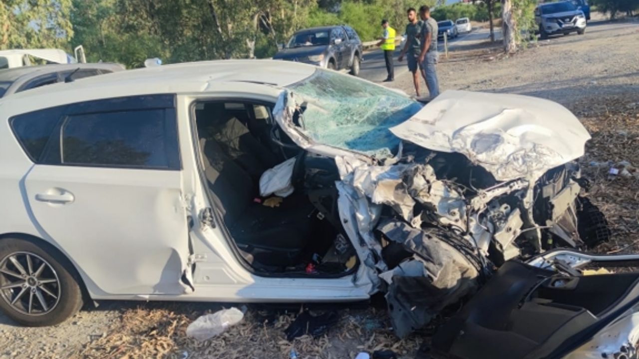 Boğazköy-Gönyeli ana yolunda kaza: 5 kişi yaralandı