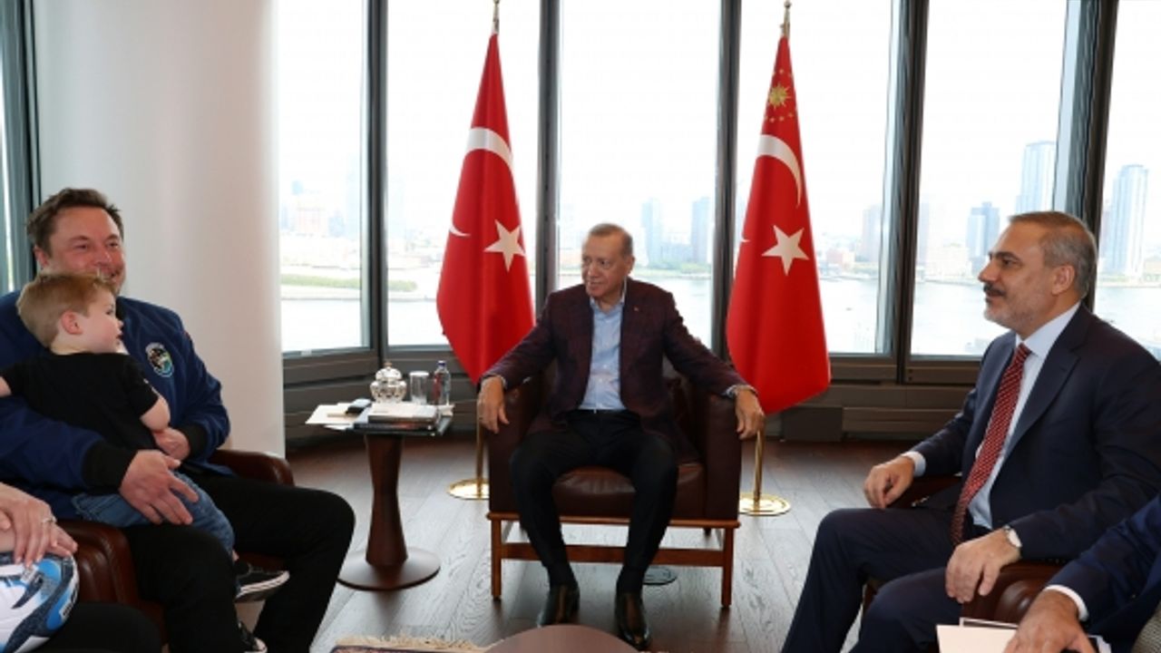 Erdoğan, Elon Musk'ı kabul etti