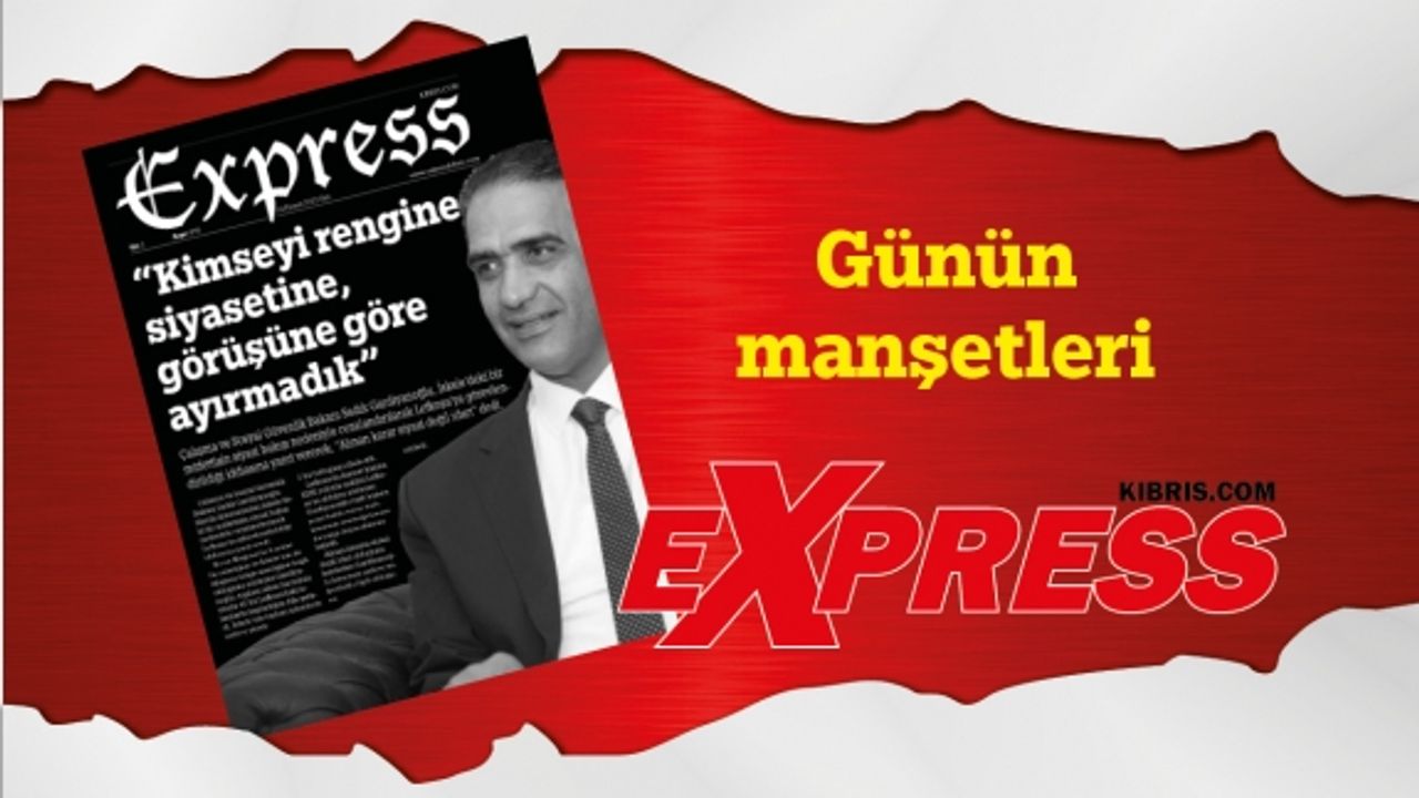 15 Kasım 2023 KKTC-TC Gazete Manşetleri