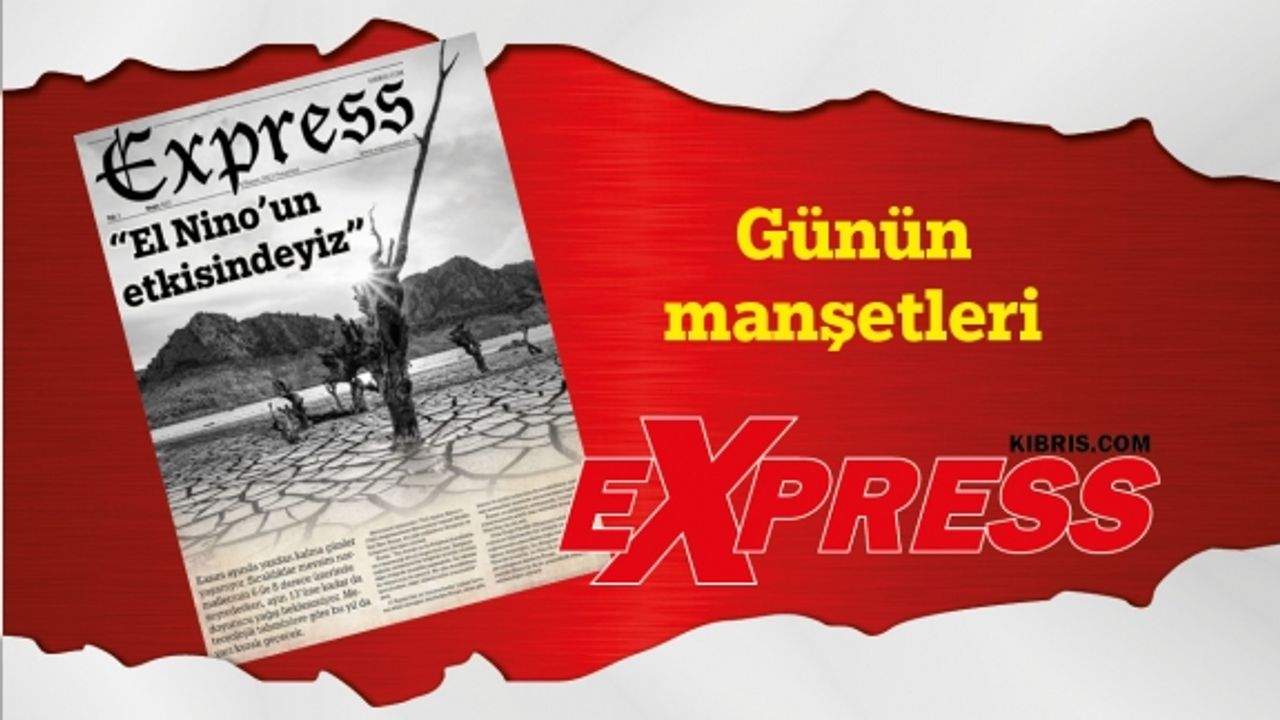 6 Kasım 2023 KKTC-TC Gazete Manşetleri