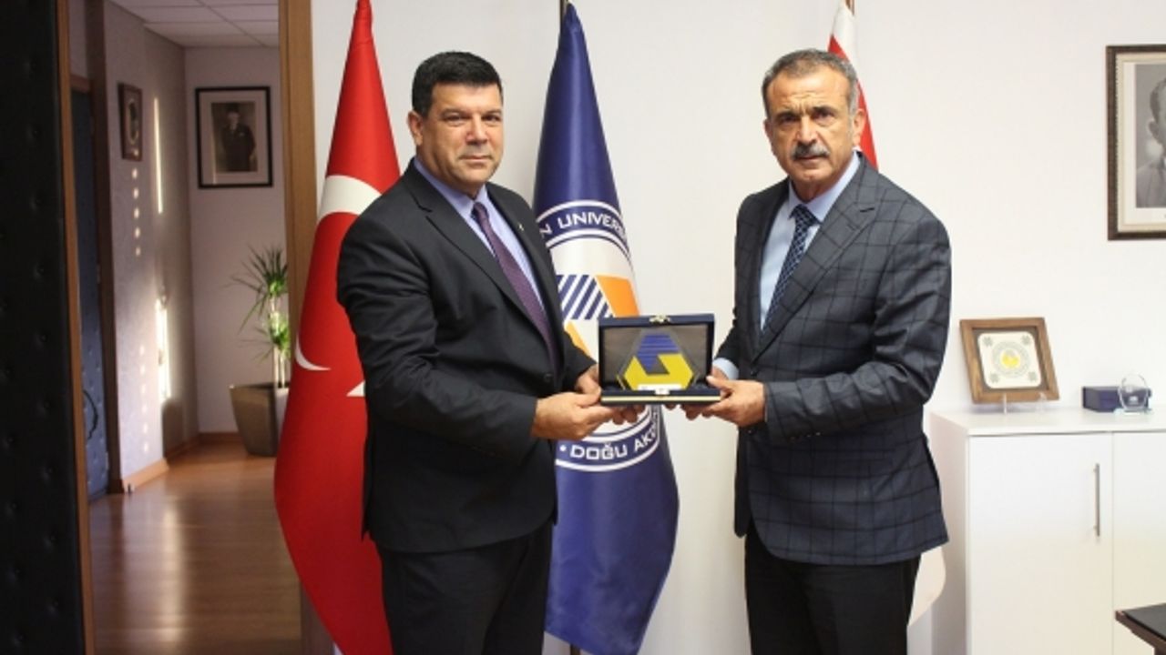 Uluçay, DAÜ Rektörü Prof. Dr. Hasan Kılıç’ı ziyaret etti