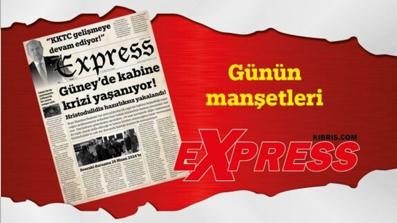 7 Ocak 2024 KKTC-TC Gazete Manşetleri