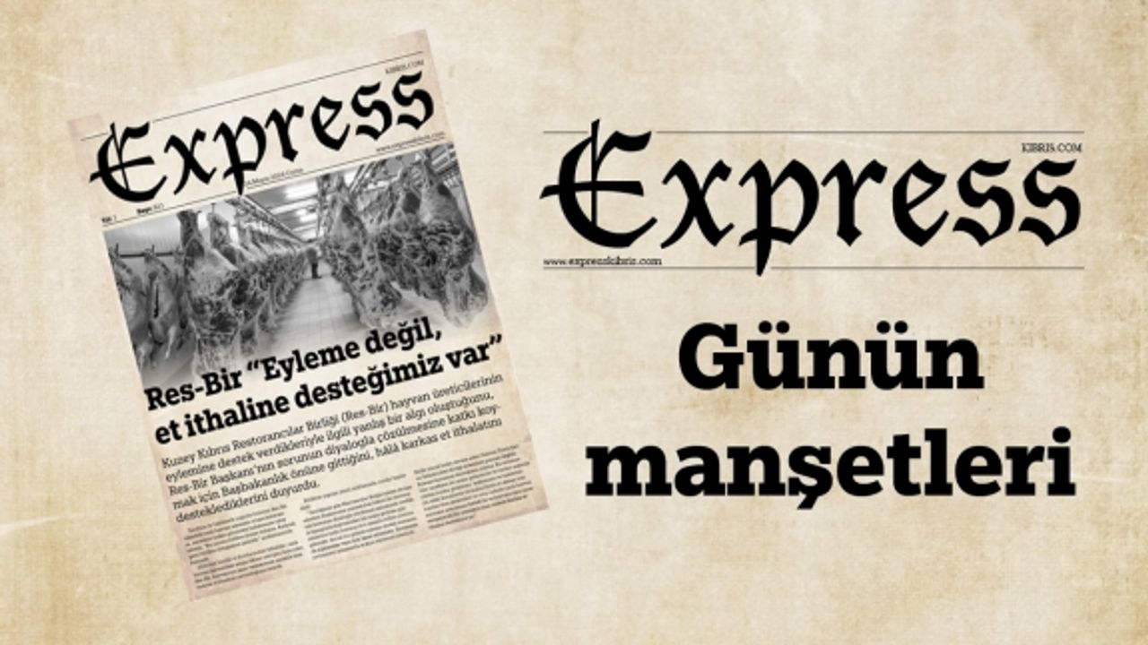 24 Mayıs 2024 KKTC-TC Gazete Manşetleri