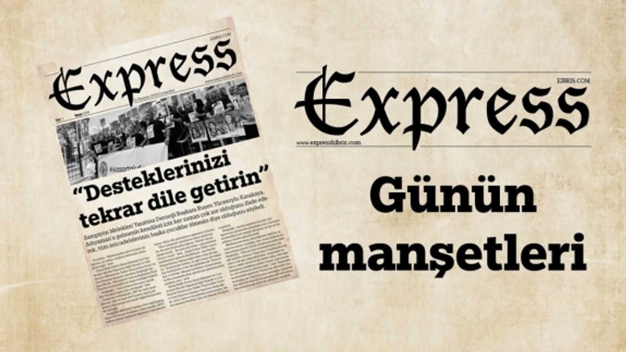 12 Haziran 2024 KKTC-TC Gazete Manşetleri