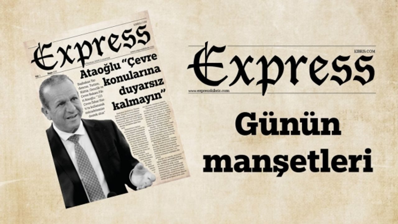 8 Haziran 2024 KKTC-TC Gazete Manşetleri