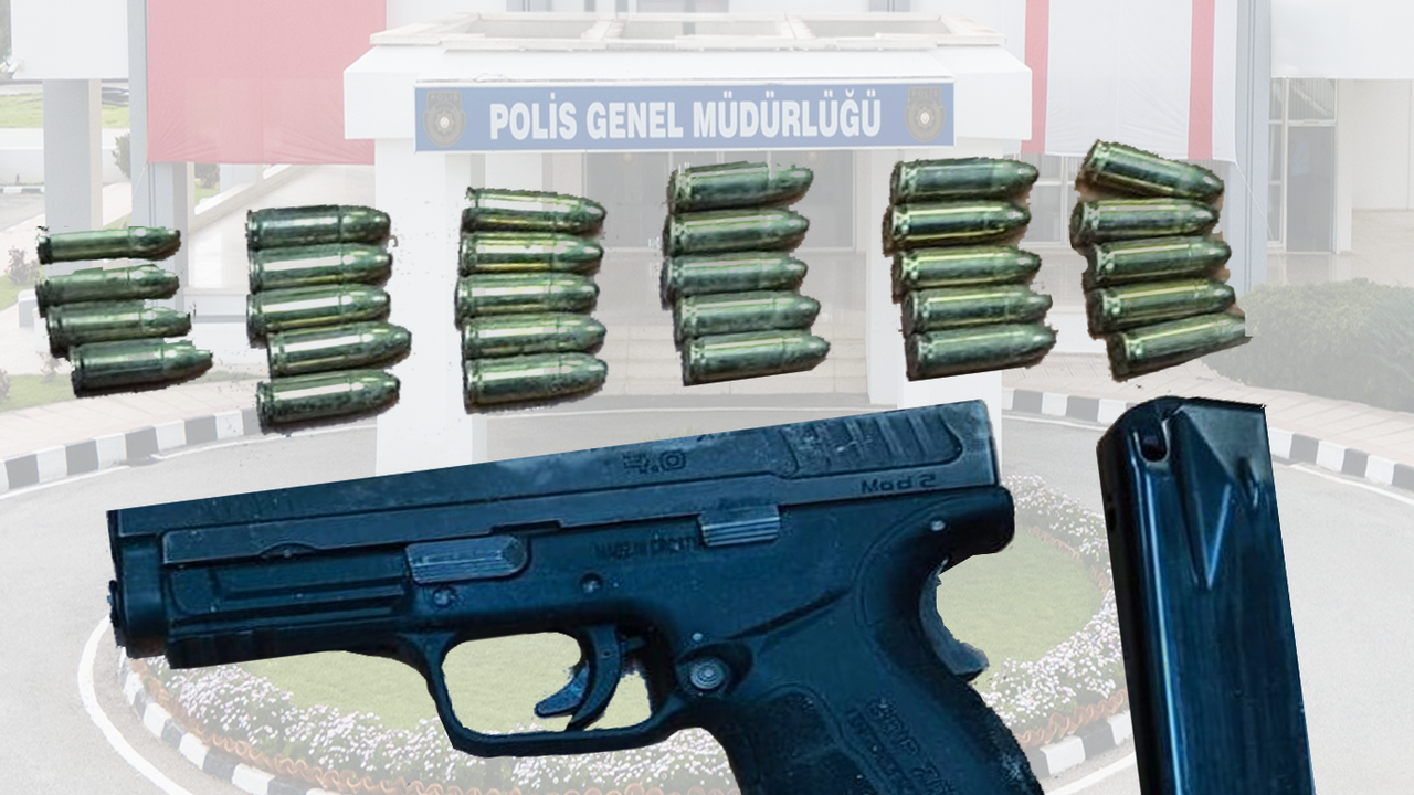 Polisten 'Karanlık Hedef Operasyonu': Tabanca, şarjör ve canlı mermi ele geçirildi