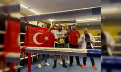 Kıbrıslı Türk Milli Boksör Demir Yumruk Metin Turunç yine gururlandırdı