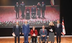 Cumhurbaşkanı Ersin Tatar ve eşi Sibel Tatar, “Girdap” adlı kitabın tanıtım etkinliğine katıldı
