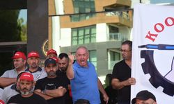 KOOP-SEN’den KOOPBANK Genel Müdürlüğü önünde eylem: “Ekonomik kuruluşlar, siyasi akılla yönetilemez”