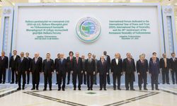 Erdoğan, Putin, Pezeşkiyan, Berdimuhamedov ve Şerif ile sohbet etti