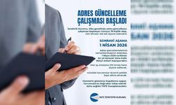 İstatistik Kurumu'nun adres güncelleme çalışması başladı