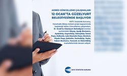 Adres güncelleme çalışmaları dün Güzelyurt'ta başladı