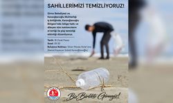 Karaoğlanoğlu'nda plaj temizliği etkinliği