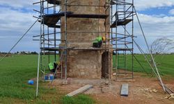 Kültürel Miras Teknik Komitesi, Mormenekşe'deki yel değirmeninde koruma çalışmaları başlattı