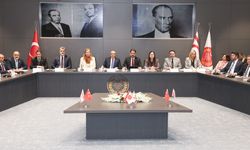 TBMM AB Uyum Komisyonu heyeti ile KKTC Cumhuriyet Meclisi AB Komitesi toplantısı yapıldı