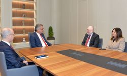 Cumhurbaşkanı Erhürman UNDP Kıbrıs Ofisi Direktörü Khaydarov'ı kabul etti