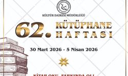 Kültür Dairesi Müdürü Zaimağaoğlu, tüm kütüphanecilerin ve okurların kütüphane haftasını kutladı