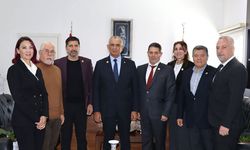 Milli Eğitim Bakanı Nazım Çavuşoğlu MOK üyelerini kabul ederek çalışmalar hakkında bilgi aldı