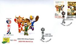Posta Dairesi'nden '2026 FIFA Dünya Kupası' temalı pul serisi ve ilk gün zarfı