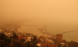 Afrika'dan gelen çöl toz Alanya'da da etkili oldu