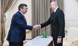 Aliyev ile görüşen Cevdet Yılmaz KKTC Başbakanı'nın TDT'ye katılımından dolayı Azerbaycan'a teşekkür etti