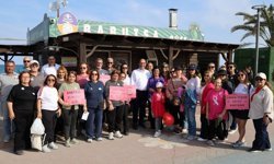 İskele'de kansere karşı farkındalık yürüyüşü düzenlendi