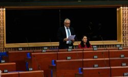 Taçoy AKPA'da konuştu: 'Çözüm için adil, dengeli ve siyasi cesaret temelinde gerçek bir irade ortaya konmalı'